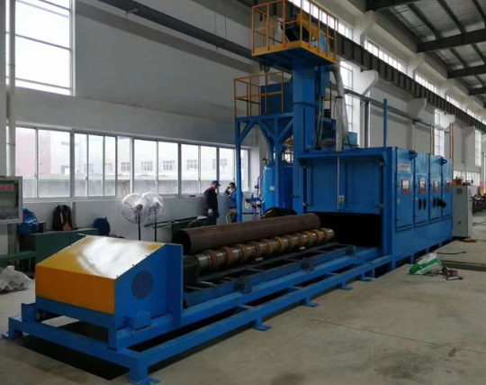 三沙喷砂机在管道除锈中的现场施工应用