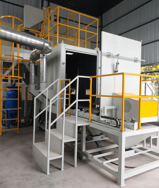 三沙全自动喷砂机 实现无人化高效生产