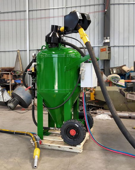 三沙移动式喷砂机 户外施工效率翻倍