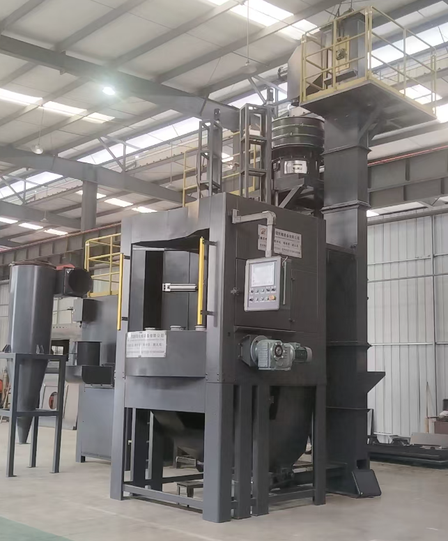 三沙转盘式喷砂机 提升圆形工件处理效率